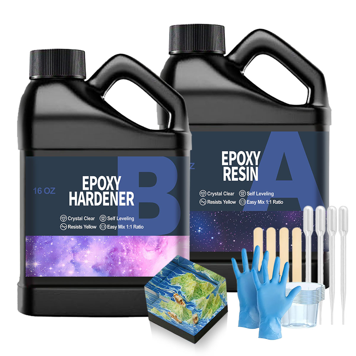 Resin Mold Jewelry - Kit di Resina Epossidica Trasparente da