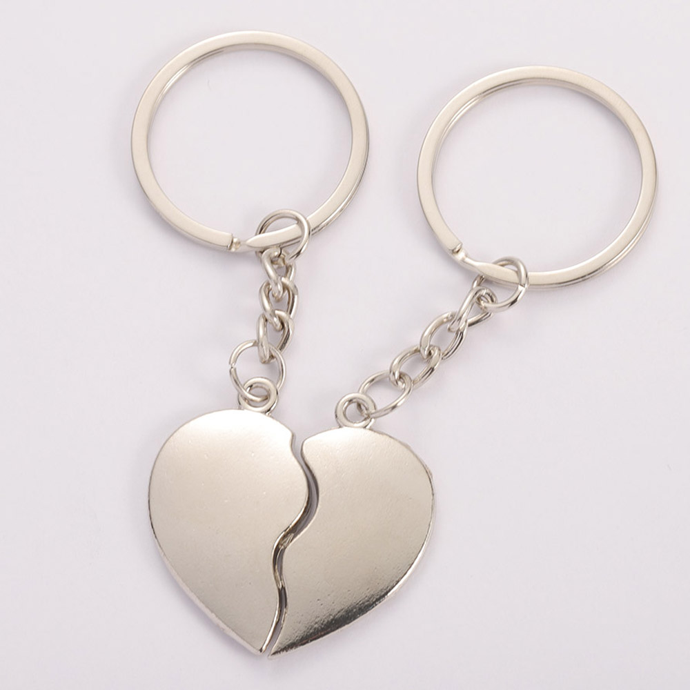 Jewelry Making For Couples - 1 Paio di Portachiavi a Cuore