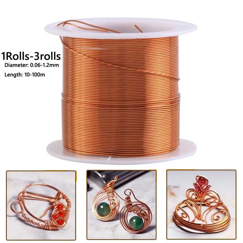 Jewelry Making With Copper Wire - 1-3 rotolo di filo di rame