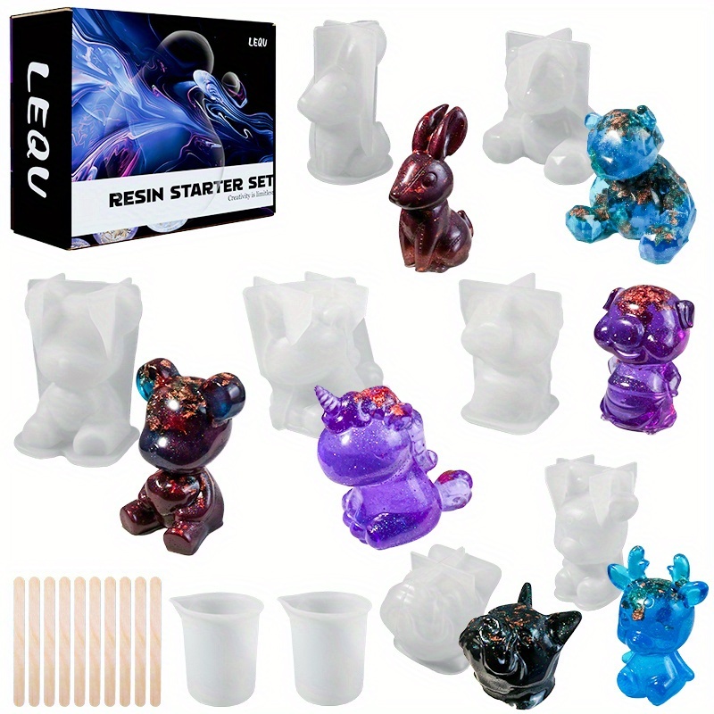Resin Mold Jewelry - Set di 19 stampi in resina,