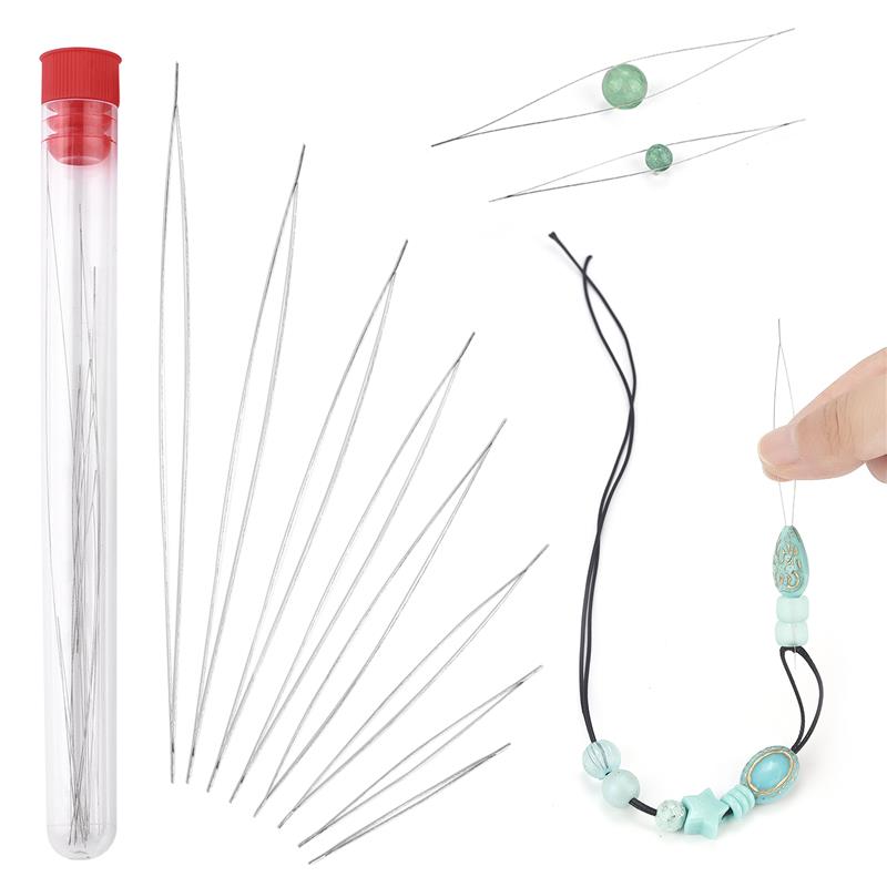 Beading Needle Fine - 1set di aghi per perline aperti
