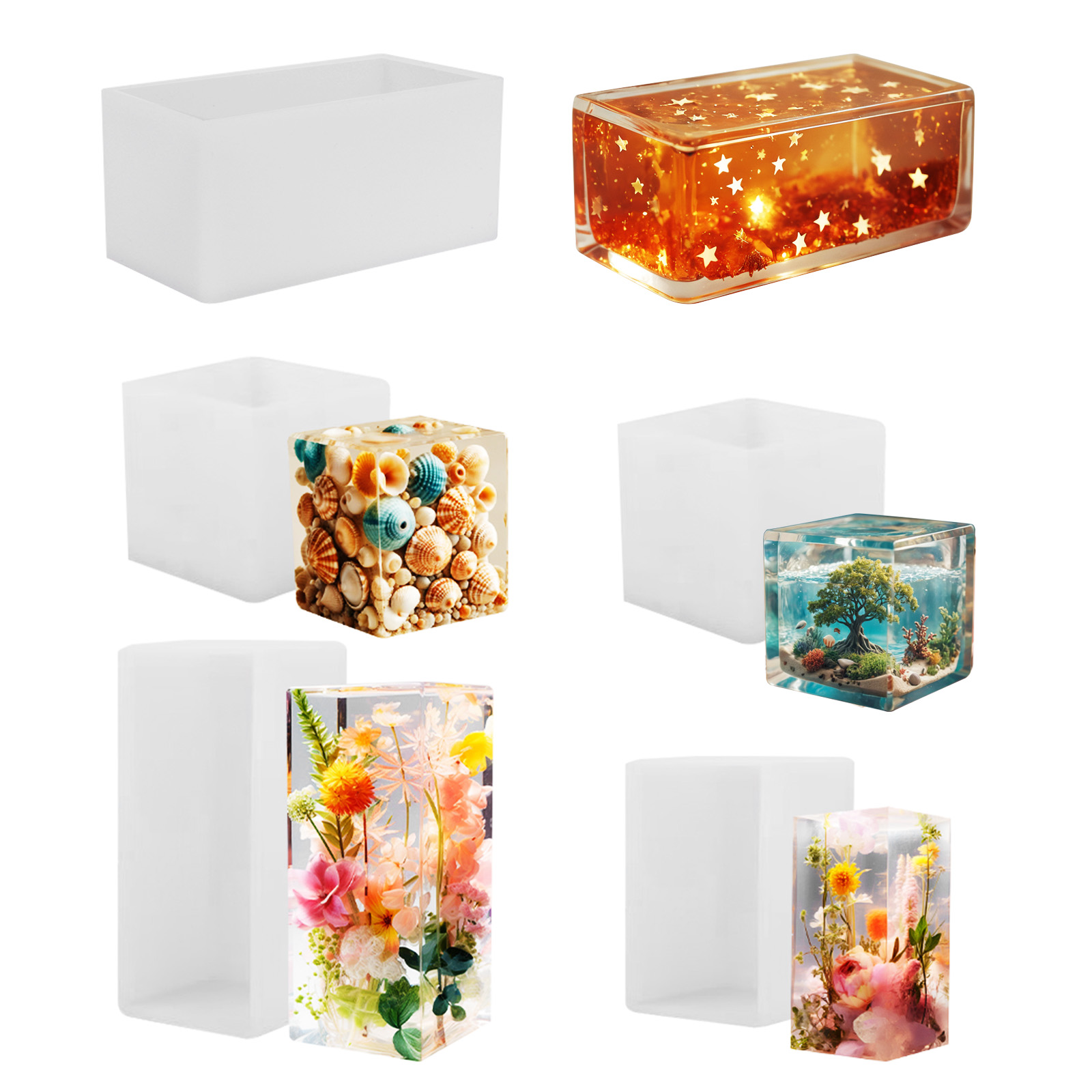 Resin Mold Jewelry - Stampo in Silicone per Resina Epossidica,