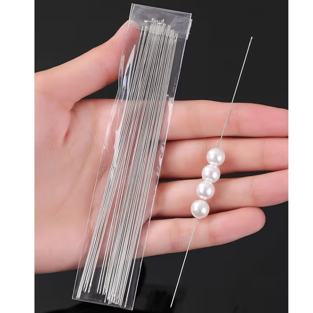 Jewelry Making Using Beads - 10/100 Aghi con Tubo per Perline,