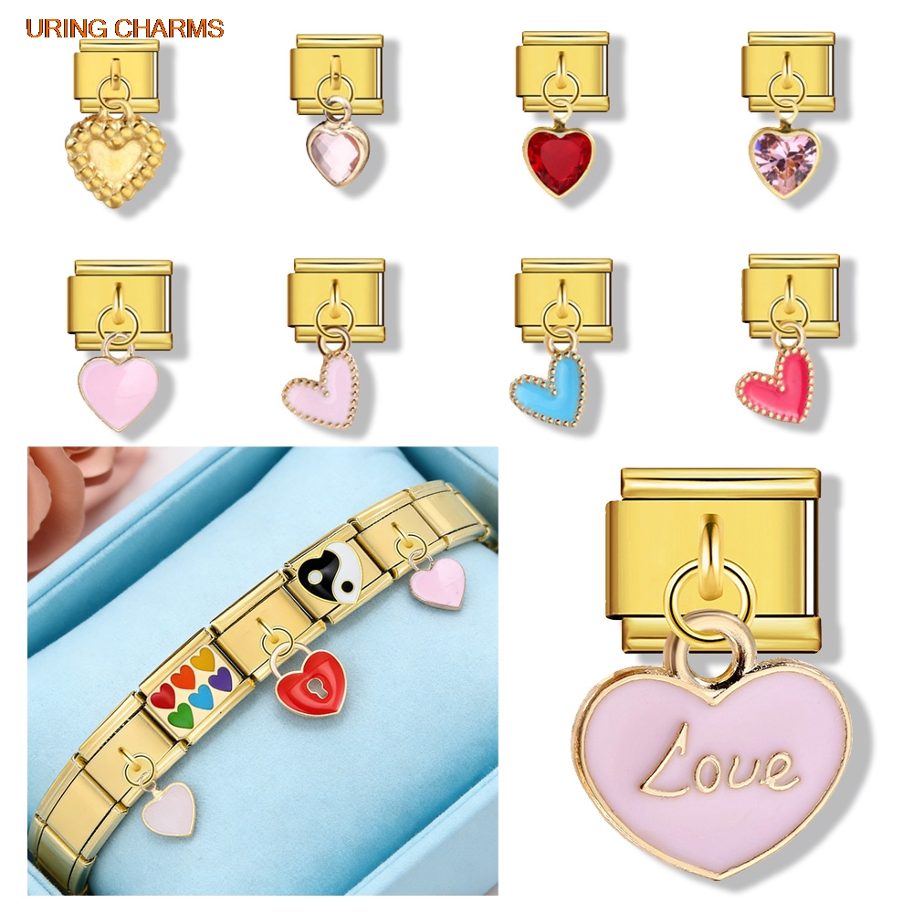 Jewelry Making For Couples - URING Fascino elastico Ciondolo color oro