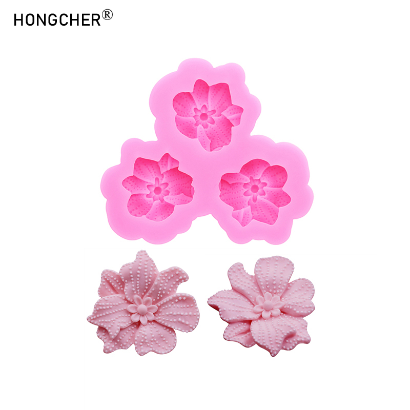 Resin Mold Jewelry - Stampi in silicone rosa floreale a