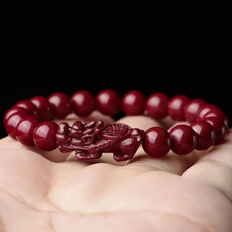 Jewelry Making For Seniors - Bracciale Artigianale in Cinabro Naturale per