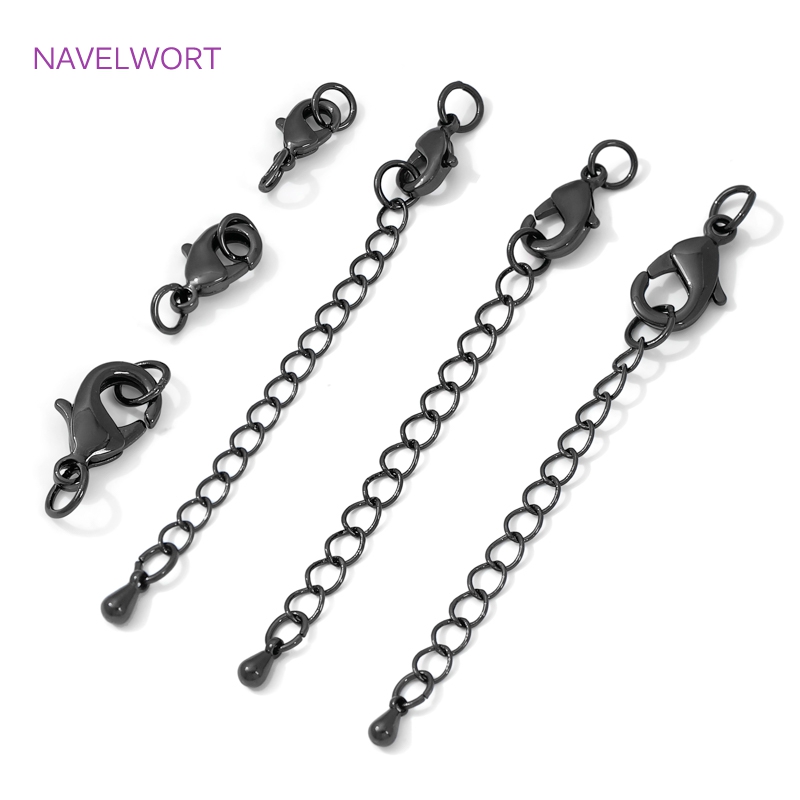 Jewelry Making Supplies - Chiusura a moschettone e catena di