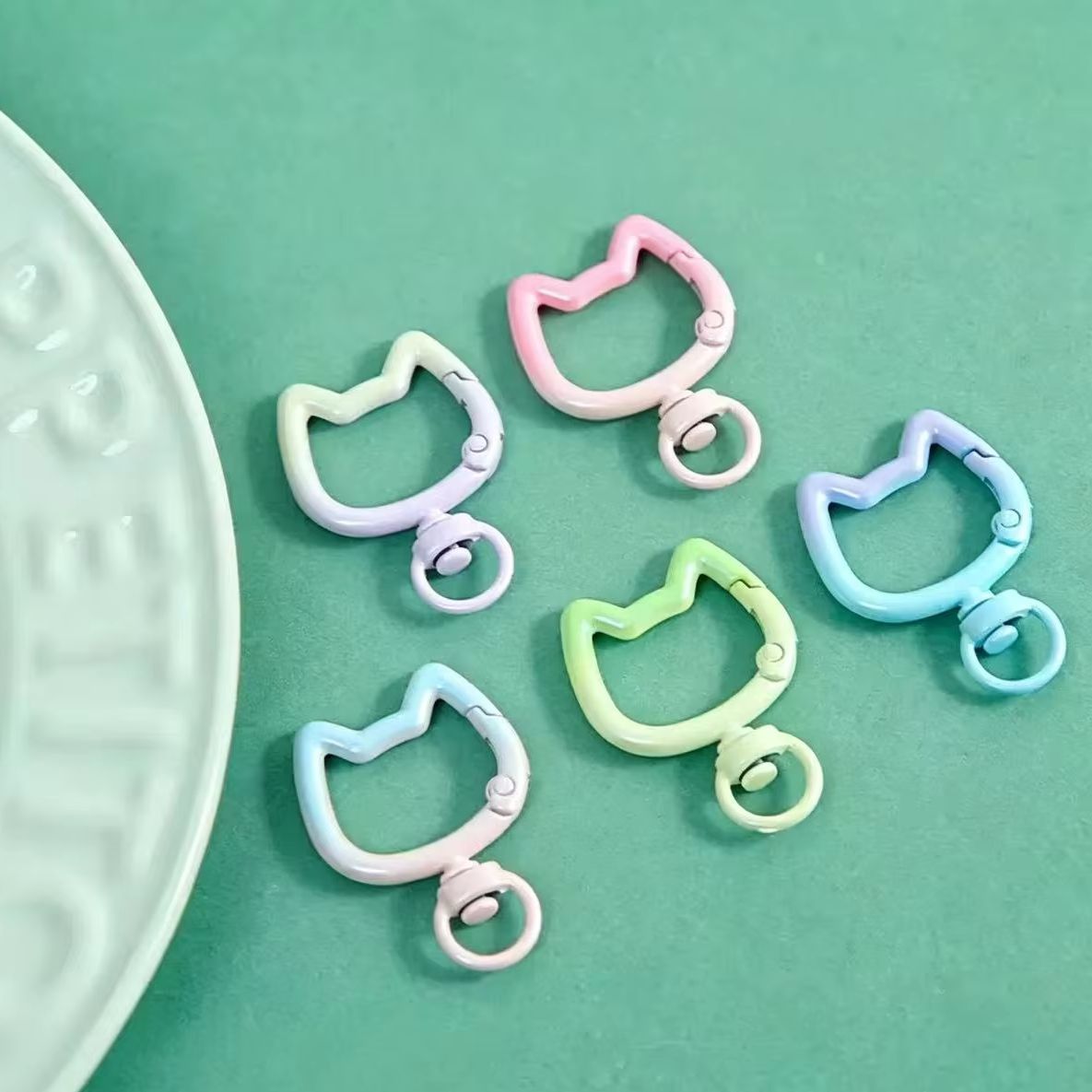 Jewelry Making Supplies - 5-10 Pezzi Moschettone Portachiavi a Forma