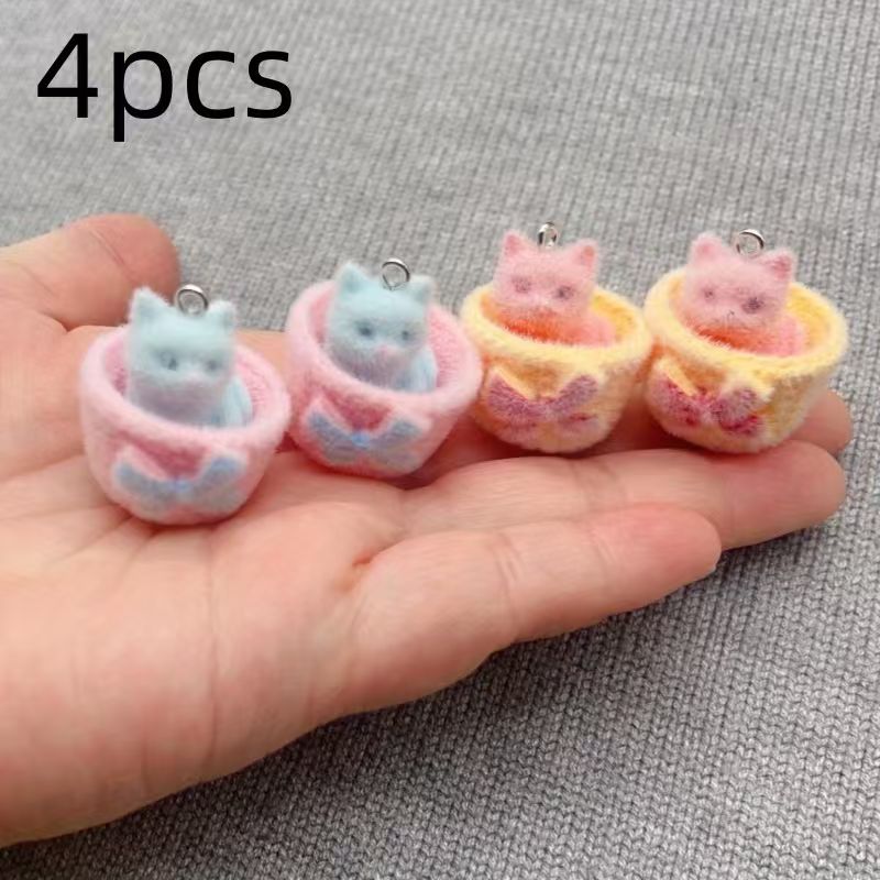 4 pendenti a forma di gatto in - Jewelry Making recensione e prezzo