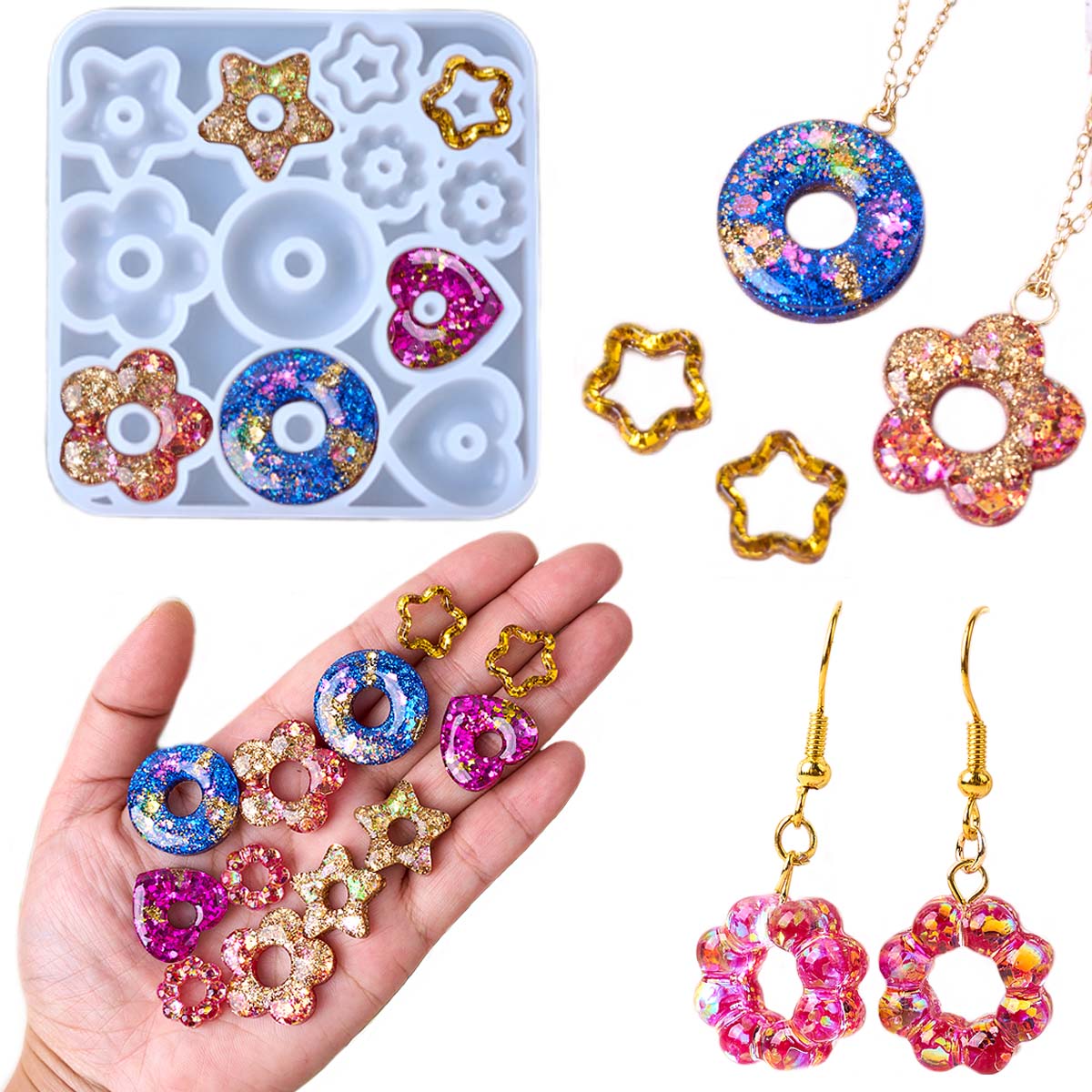 Gioielli multifunzionali Stamp - Resin Mold Jewelry recensione e prezzo