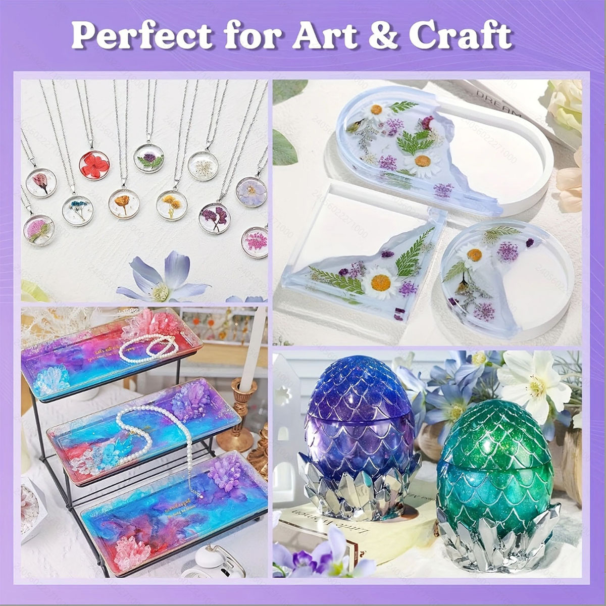 Kit di resina per colata crist - Resin Mold Jewelry recensione e prezzo