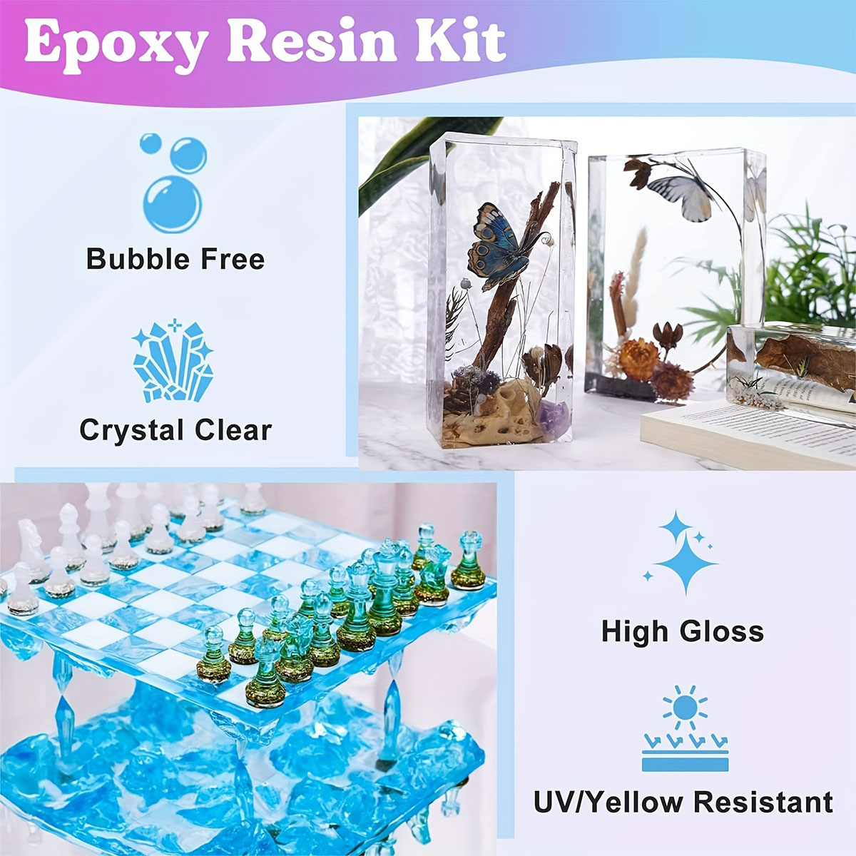 Kit di resina per colata crist - Resin Mold Jewelry recensione e prezzo