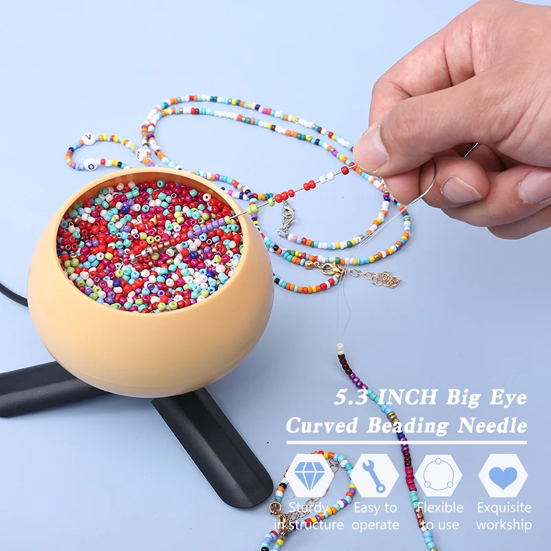 2/5 pz 5.3 pollici grande occh - Beading Needle Fine recensione e prezzo