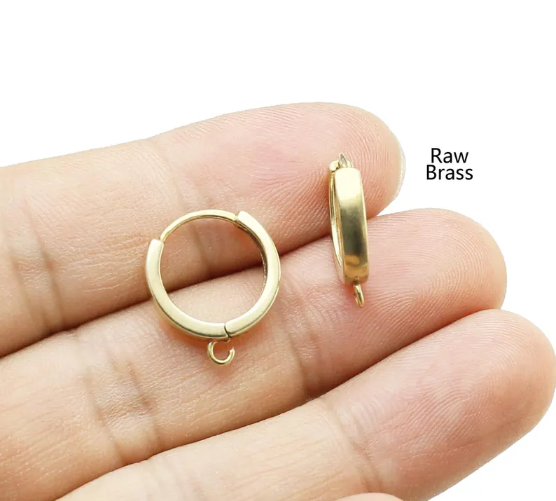 Cerchi per orecchie in ottone  - Jewelry Making Supplies recensione e prezzo