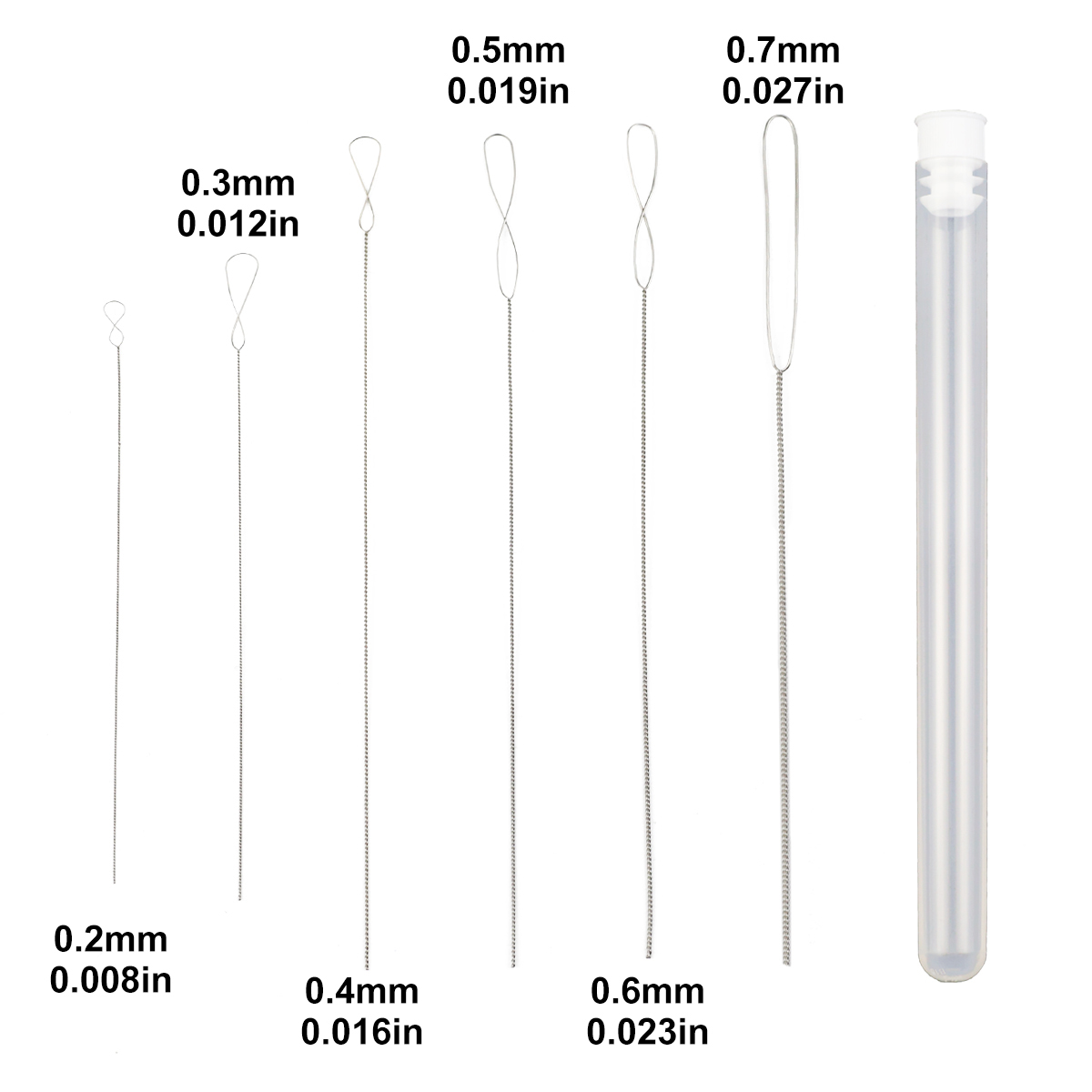 6 pz/lotto 0.2-0.7mm Twisted P - Beading Needle Fine recensione e prezzo