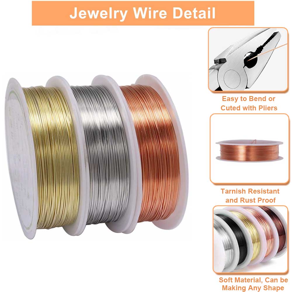 1 pz Filo di Rame per Gioielli - Jewelry Making With Copper Wire recensione e prezzo