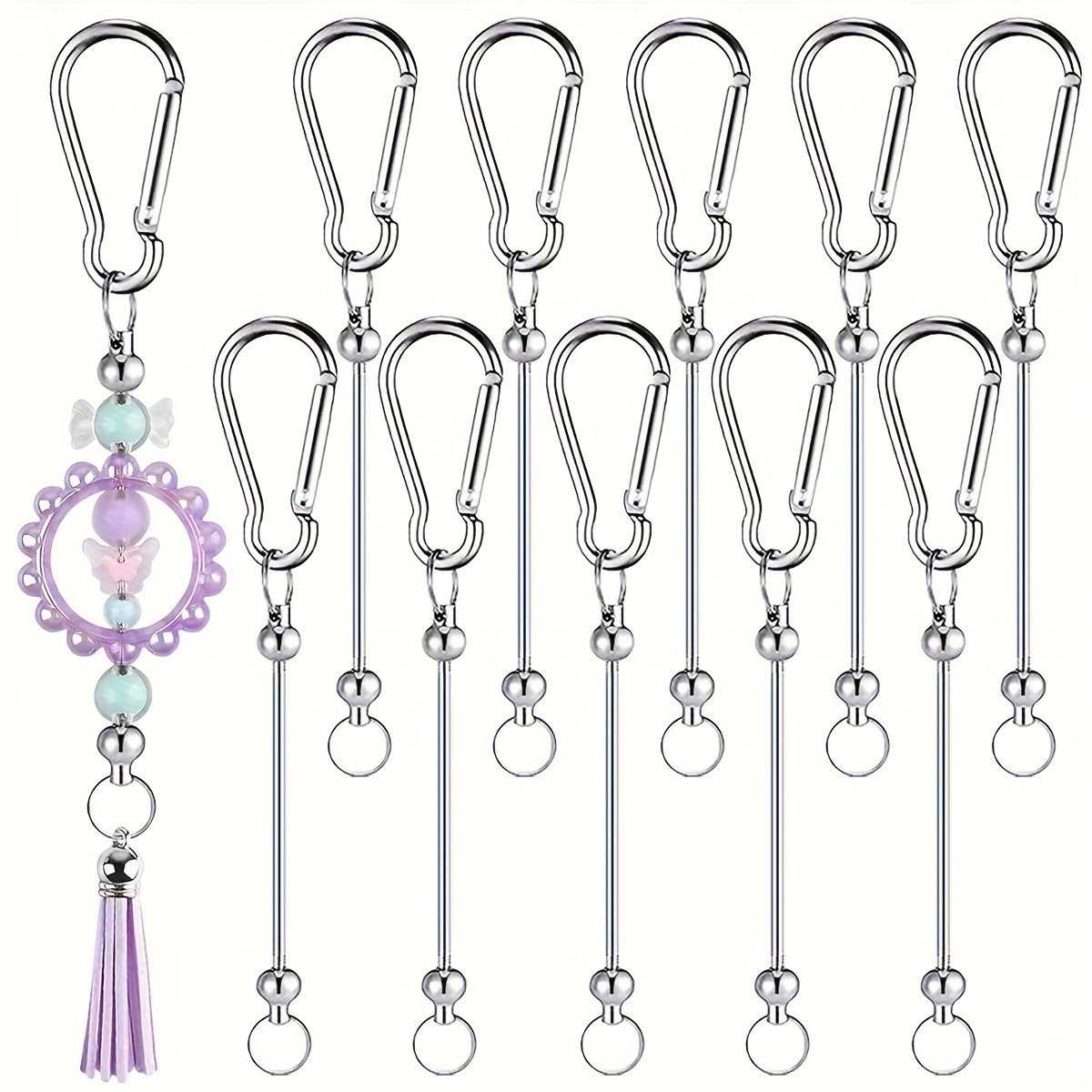 10 Pezzi Portachiavi Multiuso  - Jewelry Making Using Beads recensione e prezzo