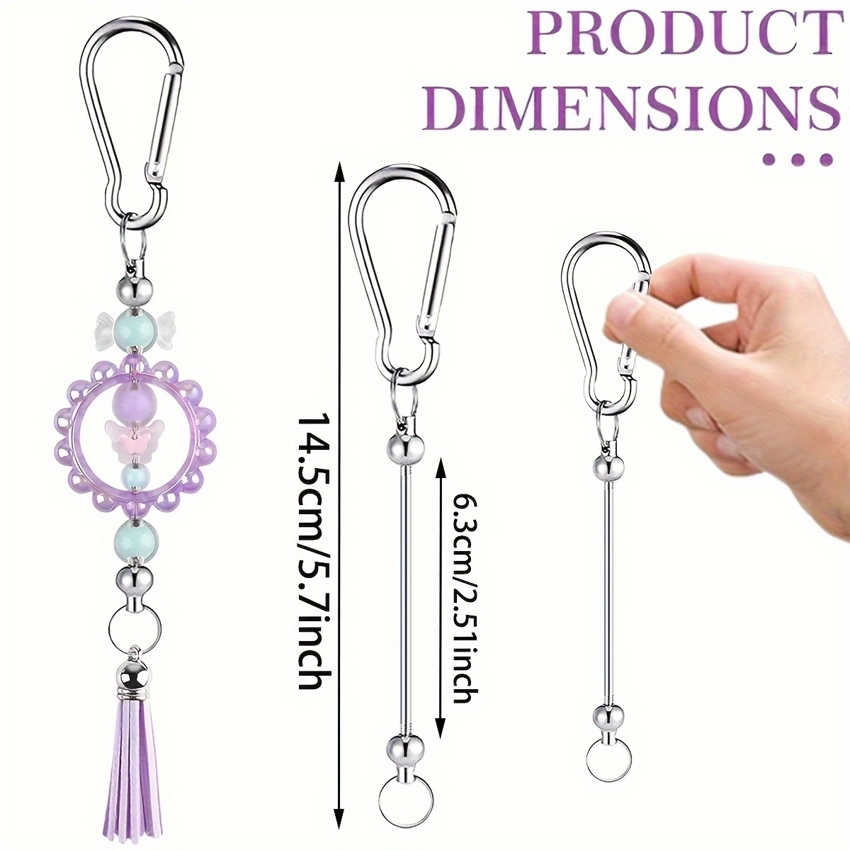 10 Pezzi Portachiavi Multiuso  - Jewelry Making Using Beads recensione e prezzo