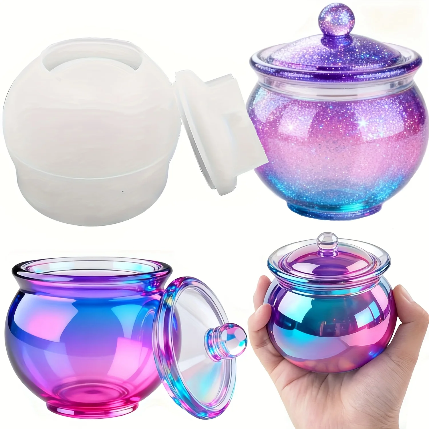 1 set di stampi rotondi in res - Resin Mold Jewelry recensione e prezzo