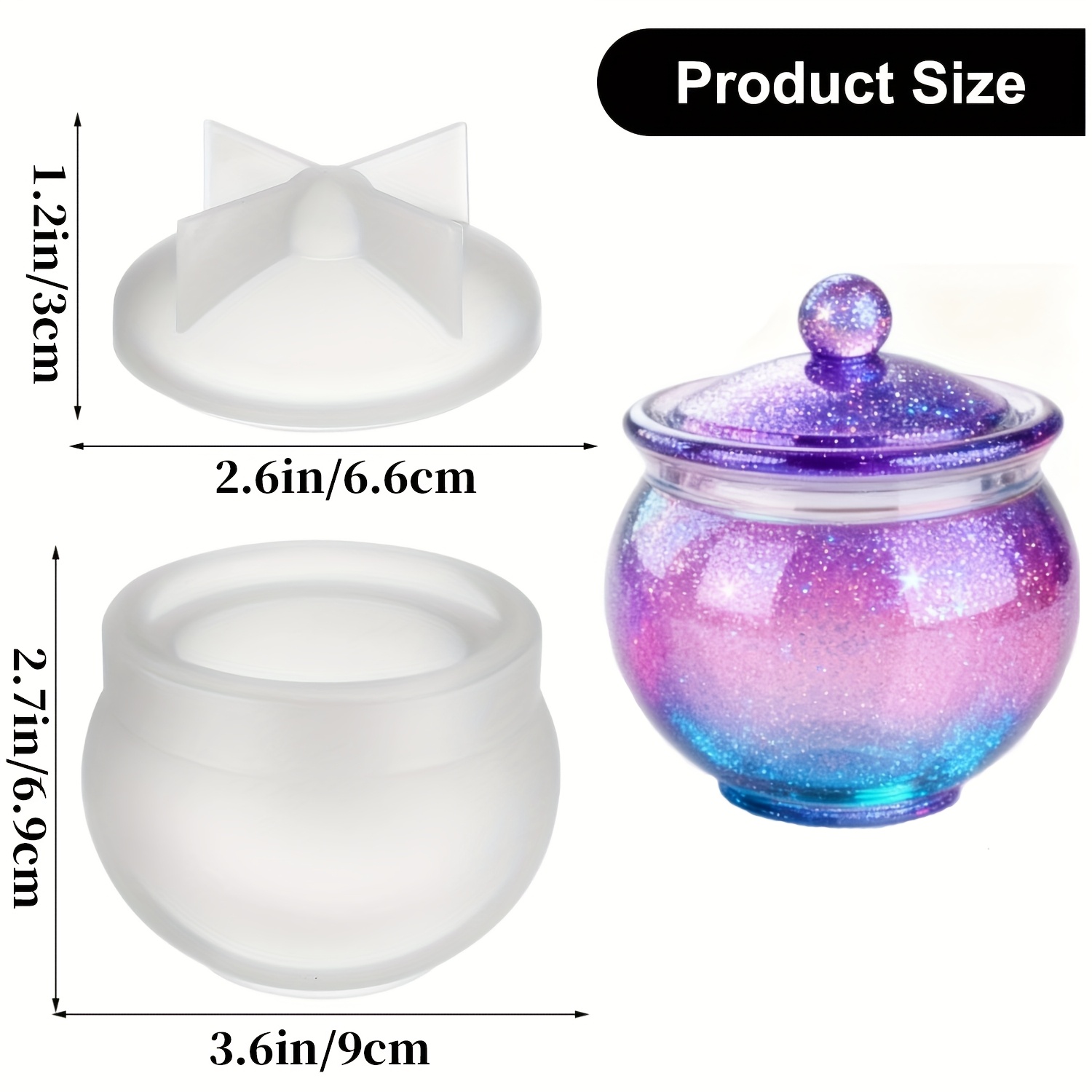1 set di stampi rotondi in res - Resin Mold Jewelry recensione e prezzo